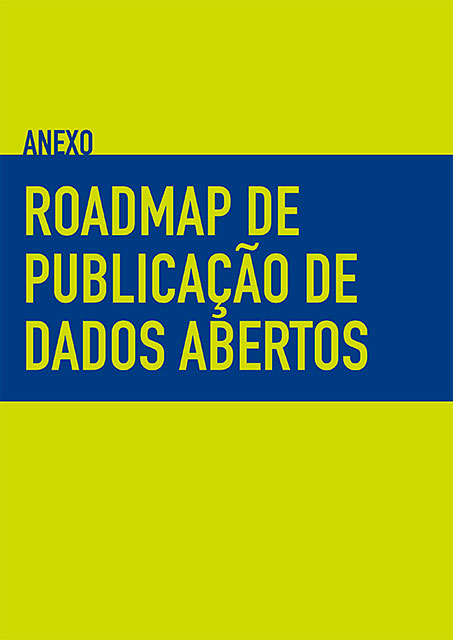 Roadmap de publicação de dados abertos