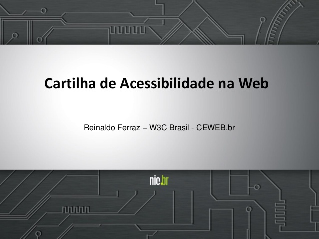 Cartilha de Acessibilidade na Web