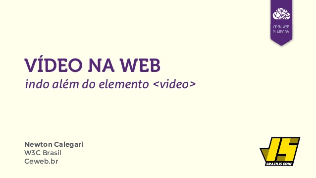 Vídeo na Web: indo além do elemento vídeo